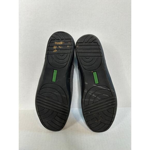 Grasshoppers Size 9.5 Gray Stretch Plus Zip Up Slipon Shoe Loafer Comfort Travel - Picture 9 of 10